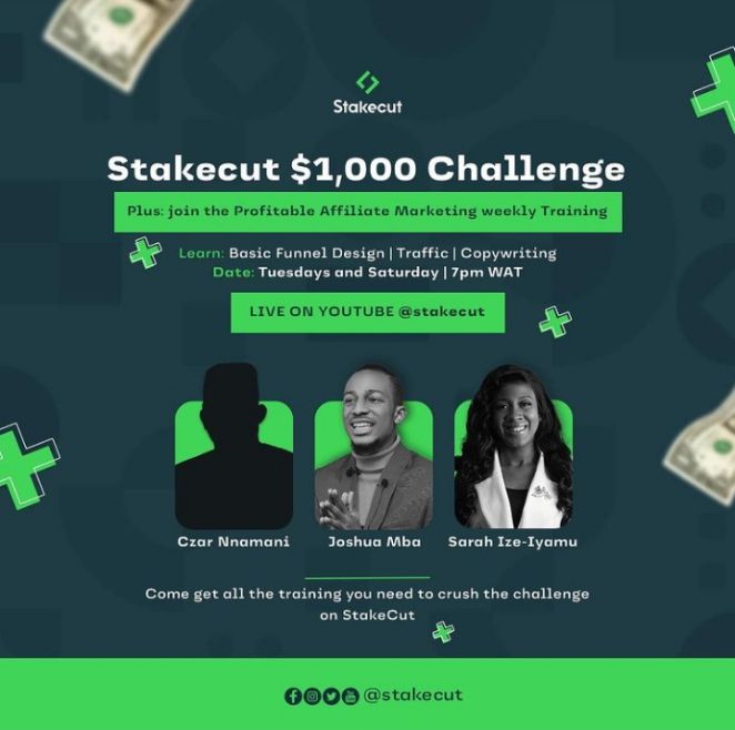 Stakecut $1,000 challenge 