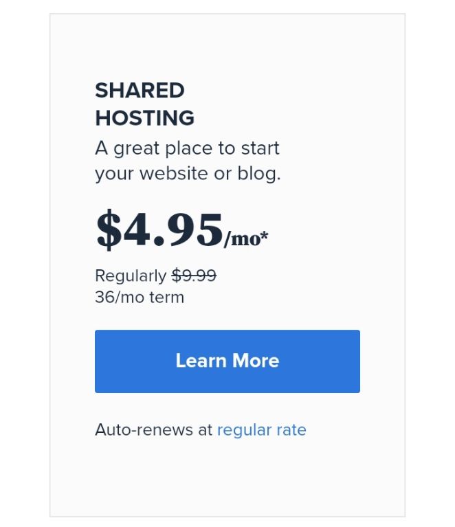 Sign up for bluehost 
