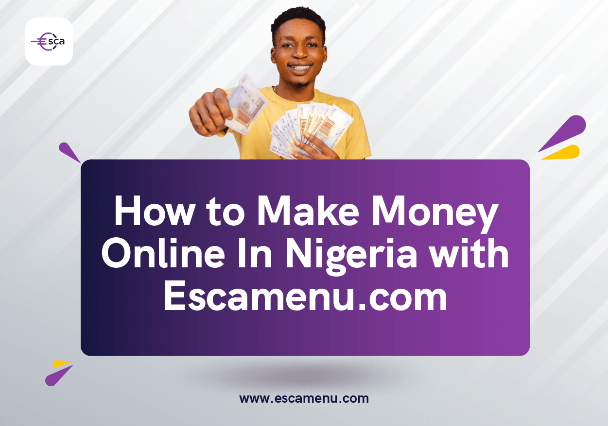 How to make money with escamenu.com