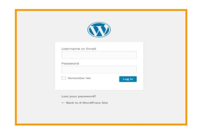 WordPress login 